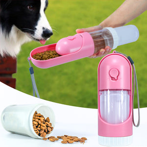 portable outdoor pet feeder drinker